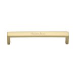 M Marcus Heritage Brass Wide Metro Design Cabinet Handle 128mm Centre to Centre